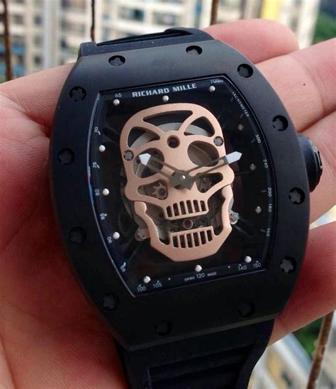 richard mille replica skull watch|Richard Mille skull watch price.